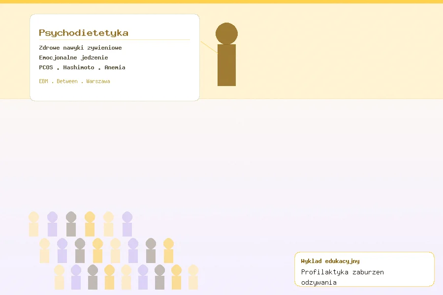 Karolina Posuniak podczas wykładu edukacyjnego